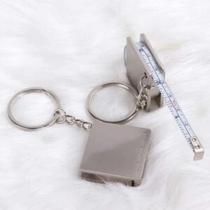 Mini Retractable Tape Measure Keychain