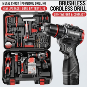 Cordless Drill 35-Piece Tool Set